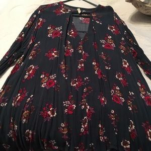 Free People floral tunic
